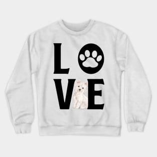 Dog Love - Westie Crewneck Sweatshirt